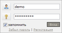 "Форма входа для uCoz"